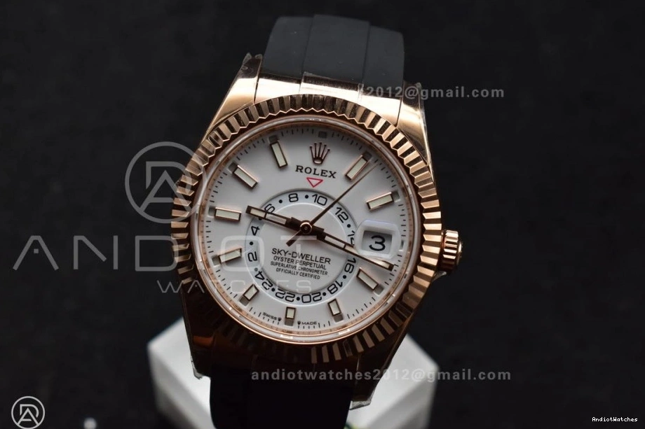 Oyster-flex ZF RG A23J Comfortable 336235 1101 on White (Gain Sky-Dweller Edition Strap 1:1 Weight) Best Dial 0920